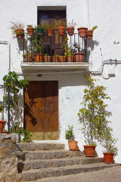 Entrada Típica Peniscola Castellon Sul Espanha — Fotografia de Stock