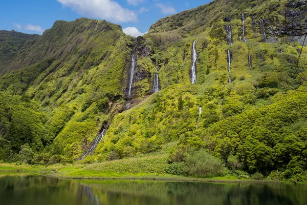 Poco Ribeira Ferreiro Flores Azores Portugal — Stock Photo, Image