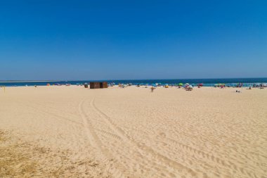 Portekiz, Setubal 'deki Ulusal Park Arrabida manzarası çok güzel.