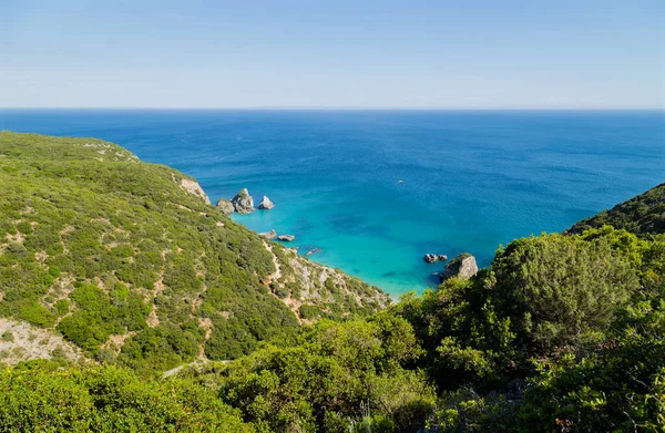 Coast Arrabida Natural Park Sesimbra Portugal — Stock Photo, Image