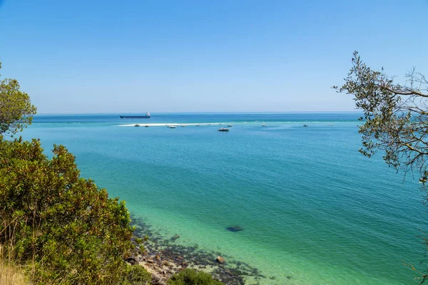 Hermosa Vista Panorámica Del Parque Nacional Arrabida Setúbal Portugal — Foto de Stock