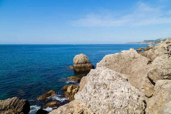Beautiful Landscape View National Park Arrabida Setubal Portugal — Stock Photo, Image