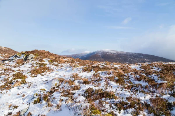 Schnee Auf Den Landkarten Von Anu Kerry Irland — Stockfoto