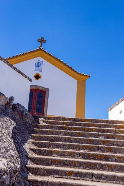 ポルトガルのCastelo VideにあるSerra Sao Mamede山のErmida Nosa Senhora Penha — ストック写真