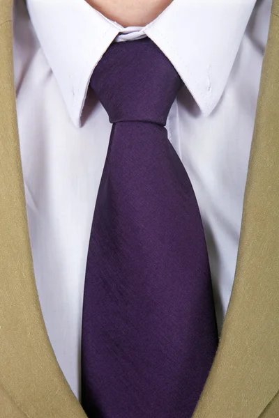 Purple tie — Stock Photo, Image