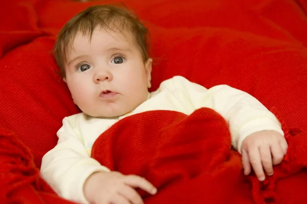 Retrato de bebê jovem — Fotografia de Stock