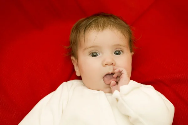 Fiatal baby portré — Stock Fotó
