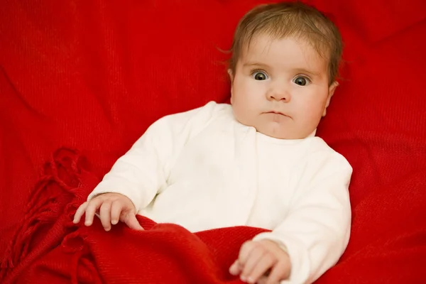 Retrato de bebê jovem — Fotografia de Stock