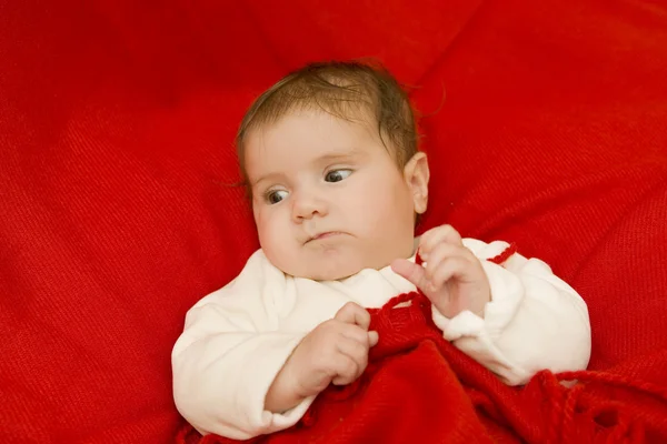 Retrato de bebê jovem — Fotografia de Stock