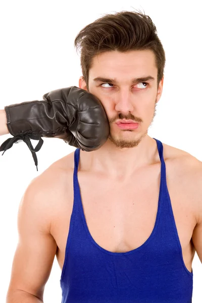 Taking a punch — Stock Photo, Image