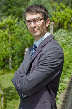 iş adamı, düşünüyor