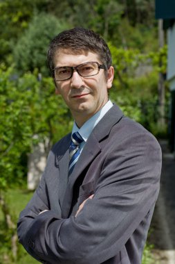 iş adamı, düşünüyor