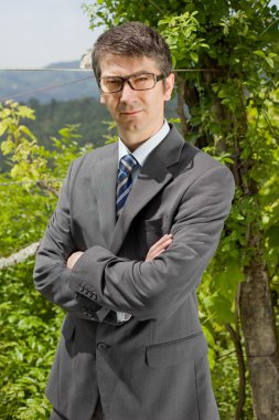 iş adamı, düşünüyor