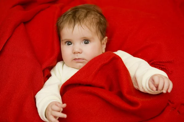 Retrato de bebê jovem — Fotografia de Stock