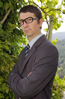 iş adamı, düşünüyor