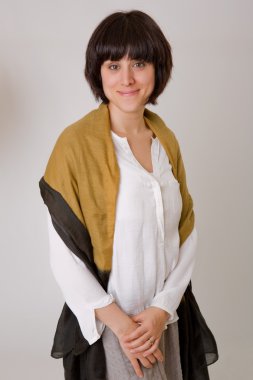 Genç kadın.