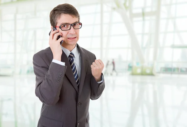 Mann am Telefon — Stockfoto