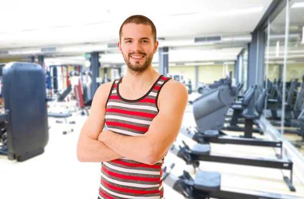 Man at the gym — Stock Photo, Image