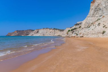 Scala dei Turchi Plajı (Türklerin Merdivenleri) Sicilya, İtalya