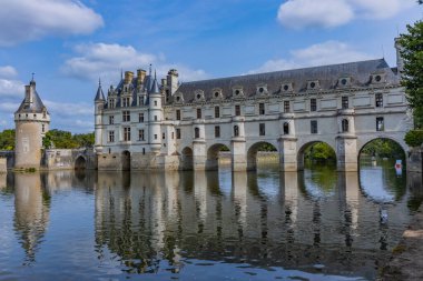 Blois, Fransa: Loire 'de demirli kale: Chateau de Chenonceau, 1515 ve 1522 yılları arasında inşa edildi, Blois, Fransa