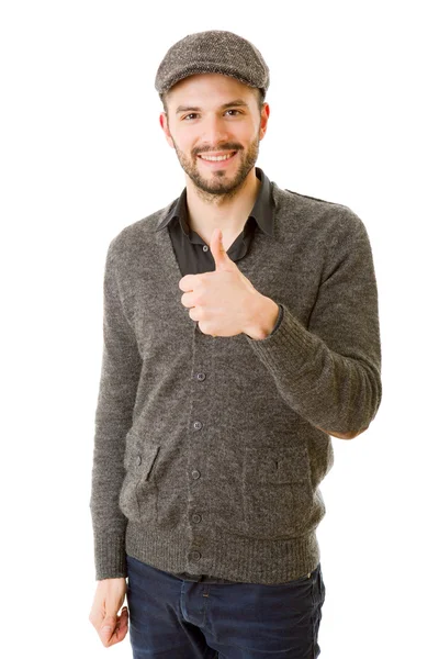 Neformální muže palec — Stock fotografie