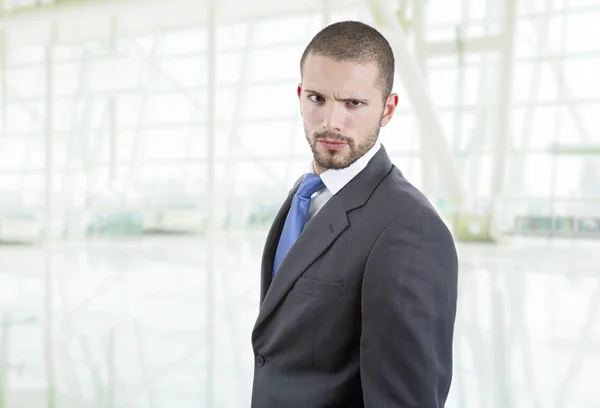 Jong zakenman portret op kantoor — Stockfoto