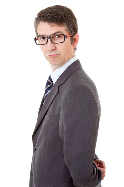 Young business man portrait isolated on white Stock Picture