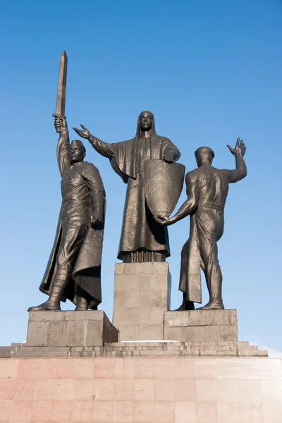 PERM, RUSSIA - March 13, 2016: Monument to the Heroes of the fro — Stock Photo, Image