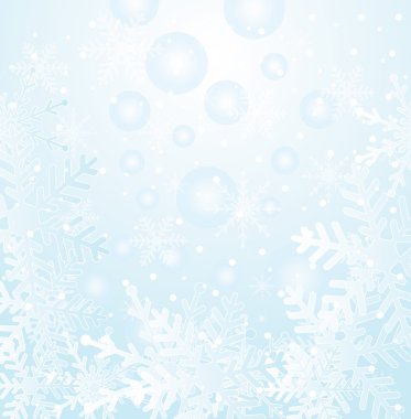 kar taneleri ile neşeli Noel arka plan