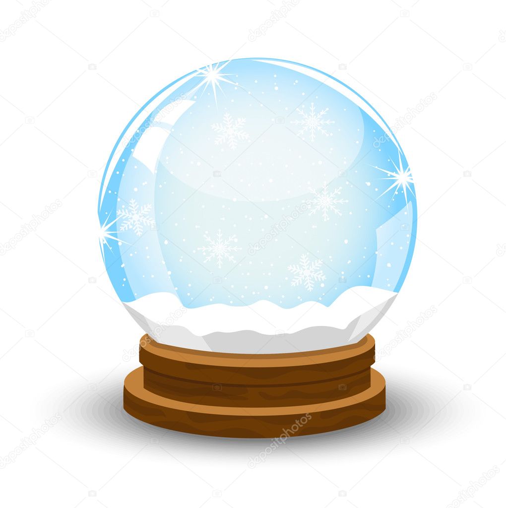 glass festive ball