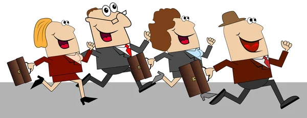 çözüm için çalıştırın portföyleri ile komik insanlar