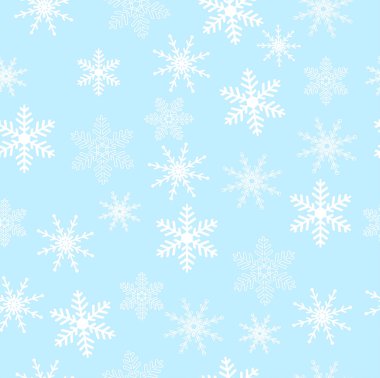 kar taneleri ile sorunsuz Noel arka plan