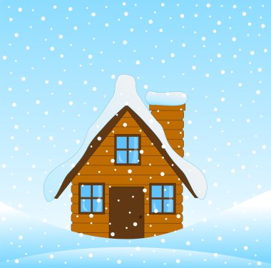 Ormanın kenarındaki ev.