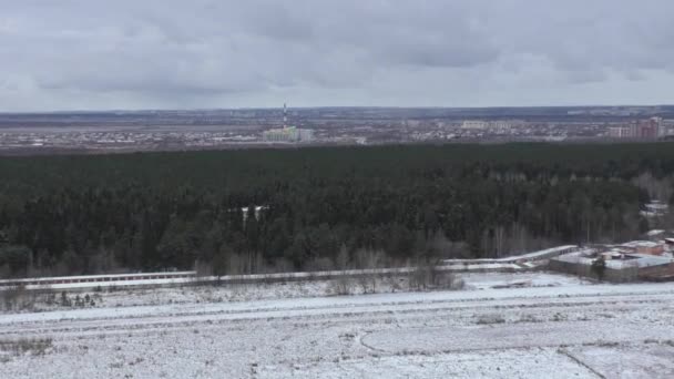 Perm, Rusland, oktober 31.2015: Perm Stad, panorama — Stockvideo