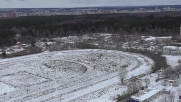 Perm, Rusland, oktober 31.2015: Perm Stad, panorama — Stockvideo