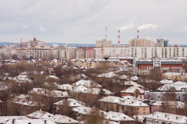 Perm, Rusya, Ekim 31.2015: perma şehir