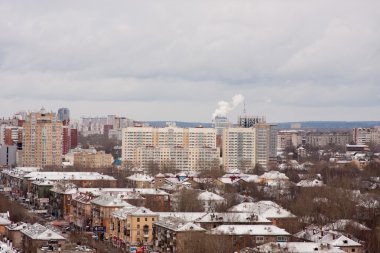 Perm, Rusya, Ekim 31.2015: perma şehir