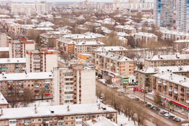 Perm, Rusya, Ekim 31.2015: perma şehir