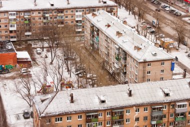 Perm, Rusya, Ekim 31.2015: perma şehir