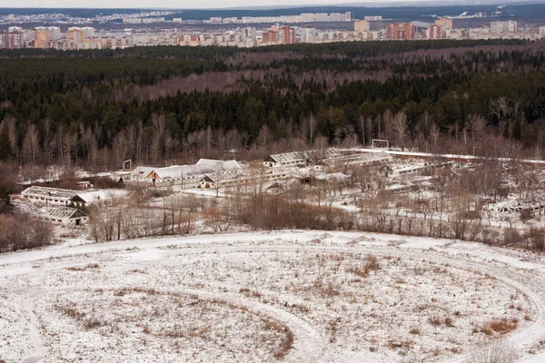 Perm, Oroszország-október 31,2015: a város a dauer, az elpusztult st — Stock Fotó