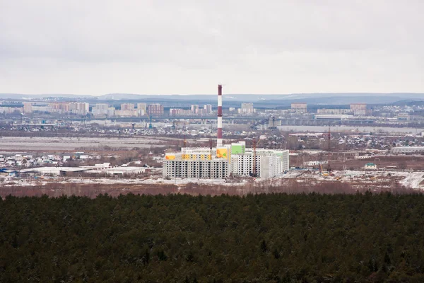 Perm, Rusko, říjen 31.2015: panorama města Perm — Stock fotografie