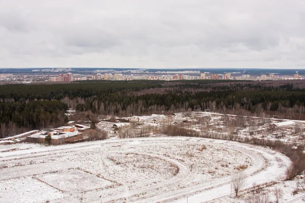 Perm, Russland - 31. Oktober 2015: die Stadt Perm, die zerstörte Stadt — Stockfoto