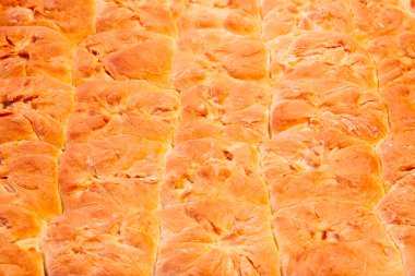 Reçel ile pişmiş tatlı cheesecake