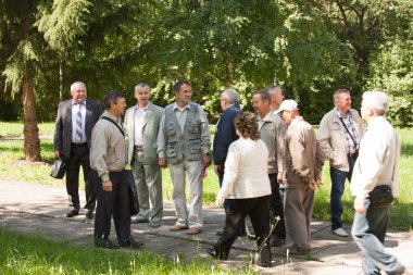 Perm, Rusya, Temmuz 04.2015:Meeting Havacılık colle gazileri