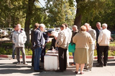 Perm, Rusya, Temmuz 04.2015:Meeting Havacılık colle gazileri