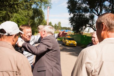 Perm, Rusya, Temmuz 04.2015:Meeting Havacılık colle gazileri