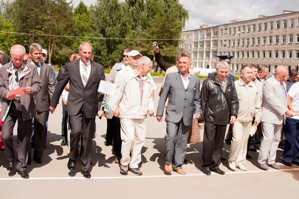 PERM, RUSSIE, 04.07.2015 : Grand accueil des anciens combattants — Photo
