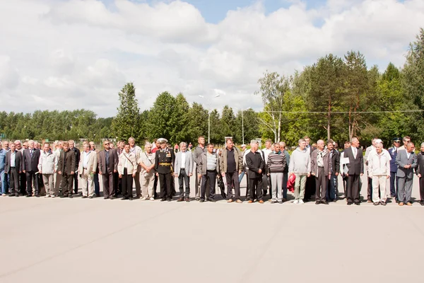 PERM, RUSSIE, 04.07.2015 : Grand accueil des anciens combattants — Photo