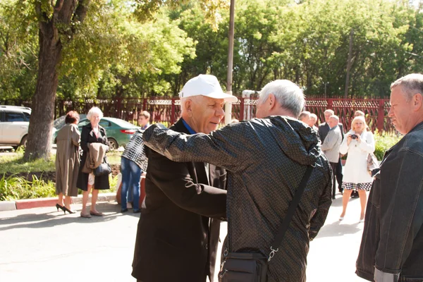 PERM, RUSSIA, LUGLIO 04.2015: Incontro dei veterani di aviazione colle — Foto Stock
