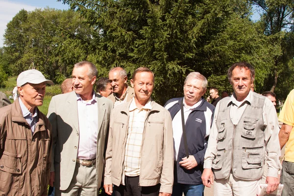 Perm, Ryssland, juli 04.2015:Meeting av veteraner från luftfarten colle — Stockfoto